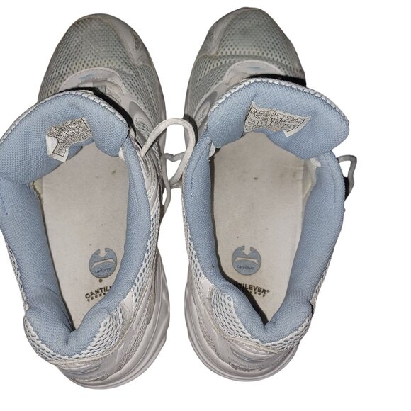 Avia Womens Sneakers Size 9.5 White Light Blue Running Walking Shoes - Picture 5 of 13